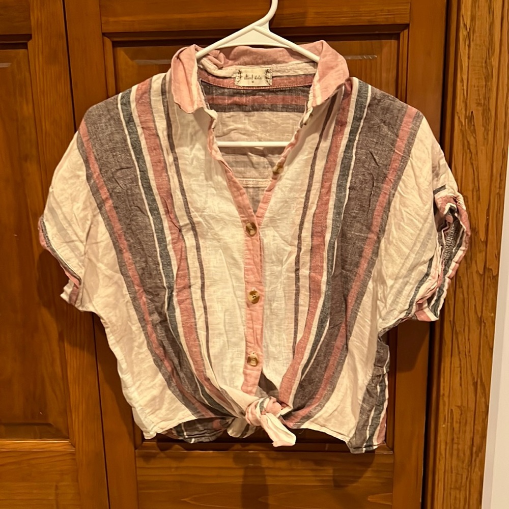 Short sleeve button up shirt